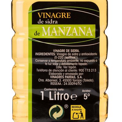 Vinagre Alipende 1l manzana