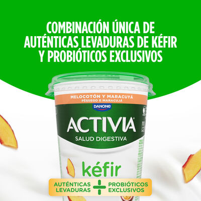 Kefir activia con sabor a melocot&oacute;n y maracuy&aacute; 380g Activia