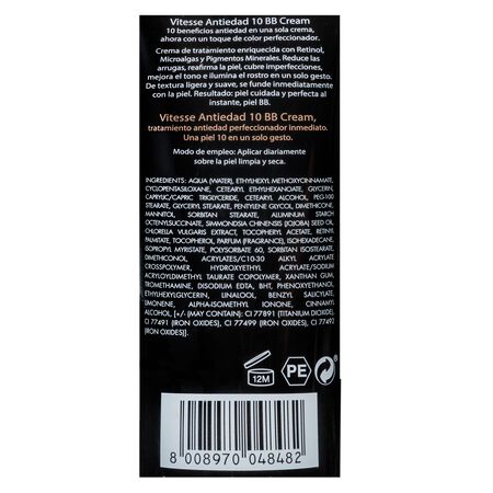 Crema facial Vitesse tubo 150ml bb cream 10 antiedad