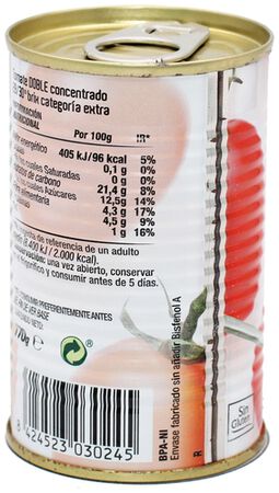 Tomate Hida bote 170g doble concentrado