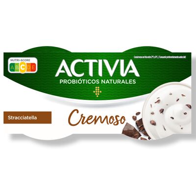 Bífidus Activia cremoso pack 4 stracciatella