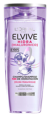Champú Elvive 370ml hidra hialurónico 72h de hidratación