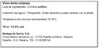 Vino tinto con D.O Navarra crianza Se&ntilde;or&iacute;o de Sarria 75 cl