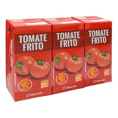 Tomate frito origen nacional sin gluten Alipende p3 400g