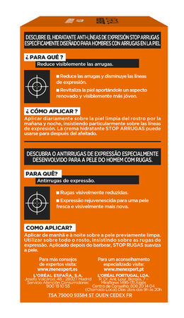 Crema facial L'Oréal men expert 50ml stop arrugas