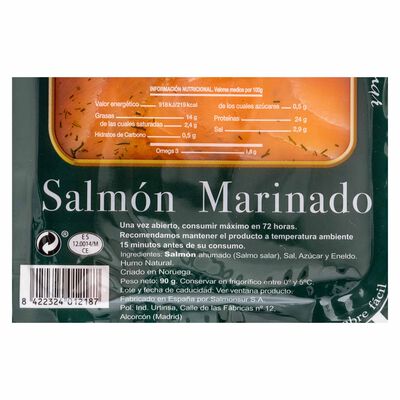 Salmon marinado Eurosalmon 90g