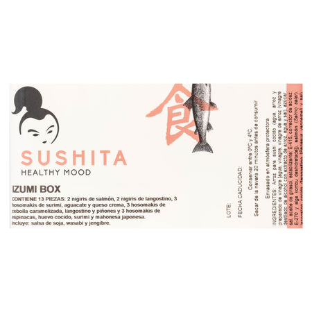 Preparado de sushi izumi box Sushita bandeja 300g