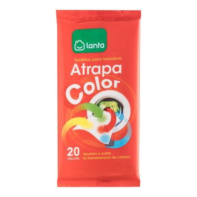 Toallitas atrapacolor Lanta 20 uds evita desteñidos accidentales
