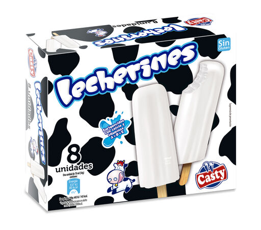 Helado lecherines Casty 8 uds