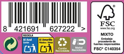 Tacos aceite de girasol Alipende 72g