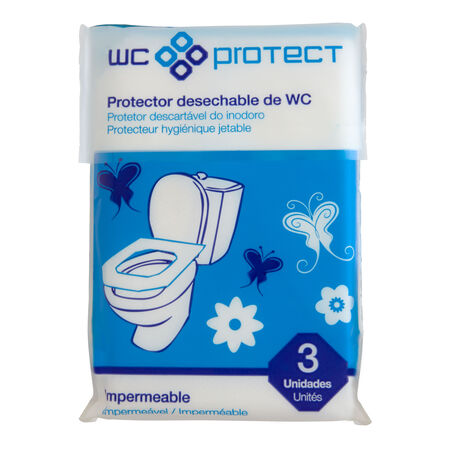 Protector desechable WC 3 uds impermeable