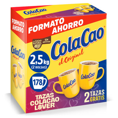 ColaCao Original 2,5kg + regalo 2 tazas lover