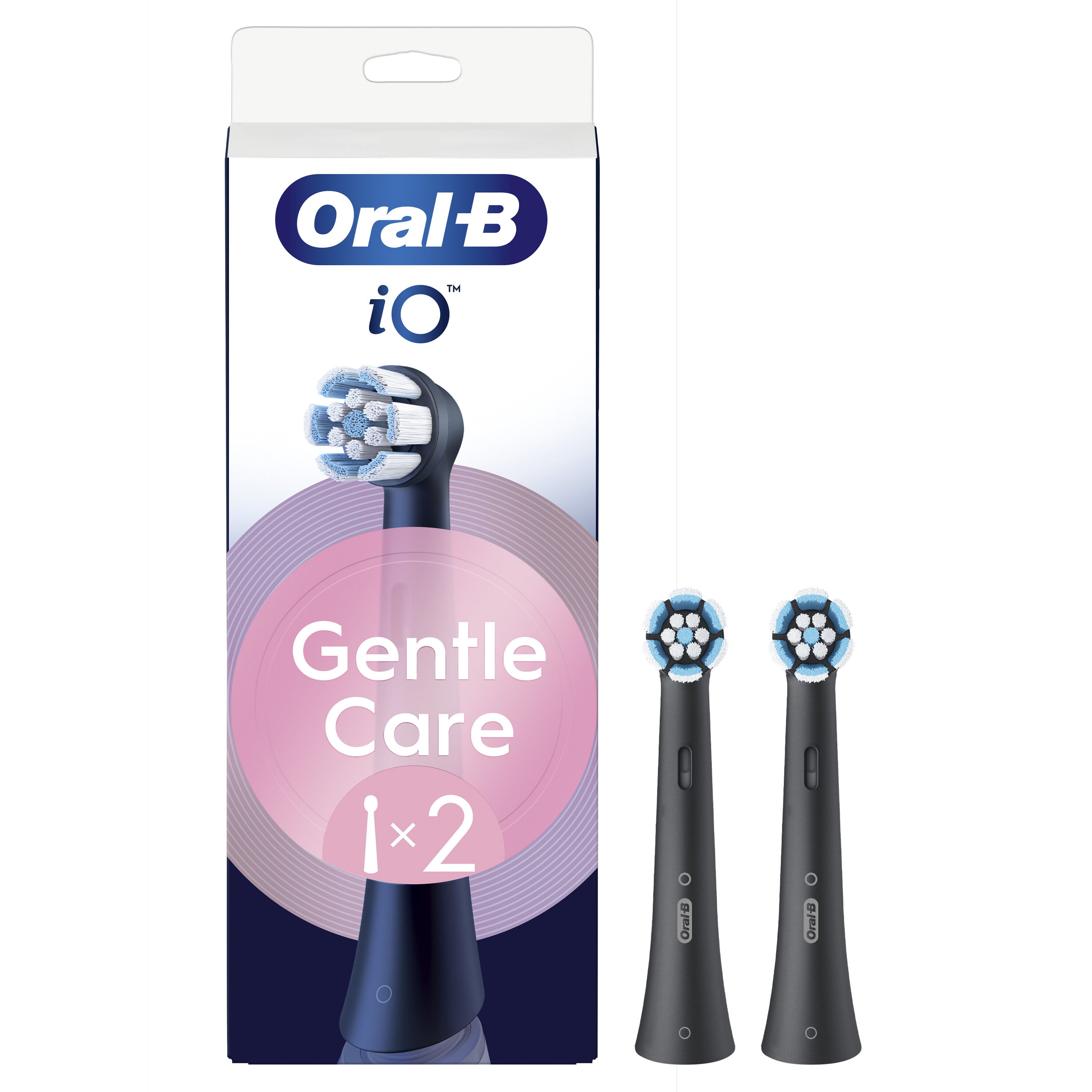 Recambios de cabezal Oral-B Series iO Gentle Care Negro 2 unidades