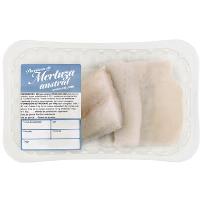 Merluza austral porción en bandeja Gourmar