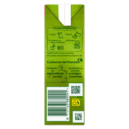 Crema con calabaza zanahoria y guisantes Knorr 500ml