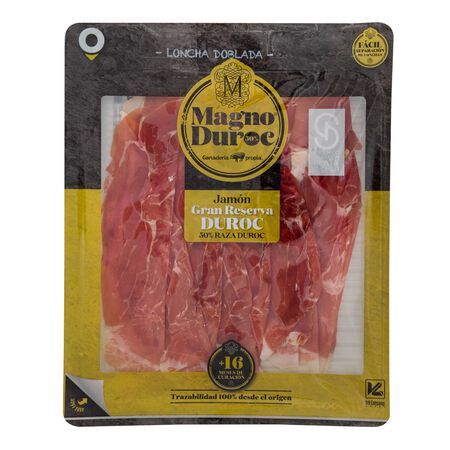 Jamón gran reserva duroc en lonchas Magno 90g
