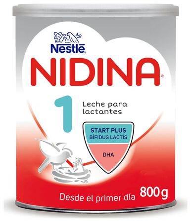 Leche infantil en polvo Nidina 1 Nestlé 800g