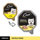 Comida húmeda perro César pollo 150g