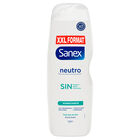 Gel de ducha Sanex neutro sin, hidratante, piel normal 850ml
