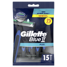Máquina de afeitar desechable Gillette 15 uds Blue II Plus