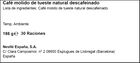 C&aacute;psulas de caf&eacute; descafeinado espresso intenso intensidad 7 Dolce Gusto 30 c&aacute;psulas