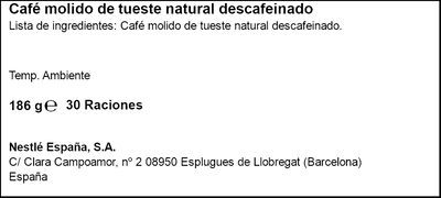 C&aacute;psulas de caf&eacute; descafeinado espresso intenso intensidad 7 Dolce Gusto 30 c&aacute;psulas