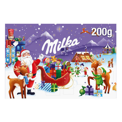 Calendario adviento Navidad Milka 200g