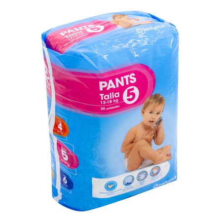 Pants infantil Bodyplus 20 uds talla 5