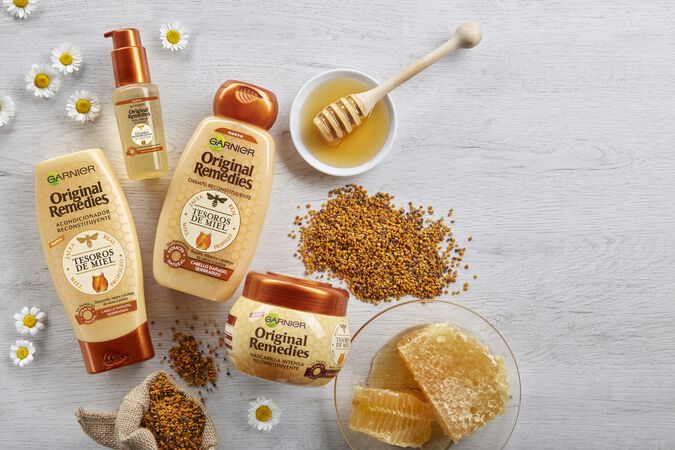 Acondicionador Garnier Original Remedies tesoros de miel 250ml