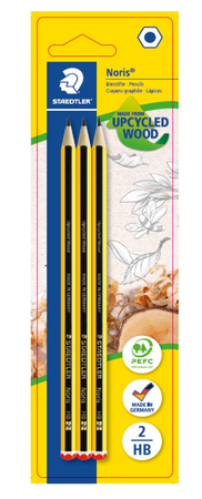 L&aacute;piz grafito Staedtler Noris 3 ud