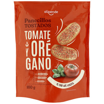 Panecillo tostado Alipende 160g con tomate