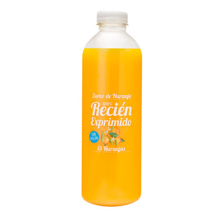 Zumo de naranja con pulpa 100% exprimido La Huerta 1l