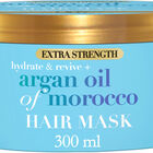 Mascarilla Aceite de Arg&aacute;n de Marruecos OGX Extra Strength, Hidrata y Repara, 300 ml