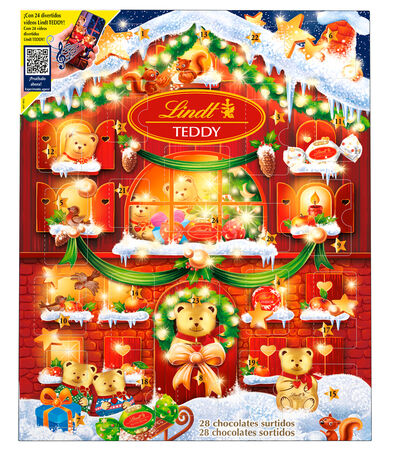 Calendario de adviento con chocolates de Lindt Teddy 170g