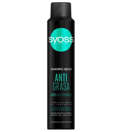 Champu Seco Syoss 200ml Anti Grasa Cabello Limpio Al Instante