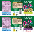 Bífidus Alipende sin azúcar añadido pack 4 ciruelas y kiwi