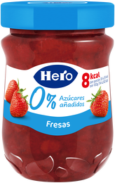 Confitura Mermelada Fresas 0% azúcar añadido Hero Diet 280g