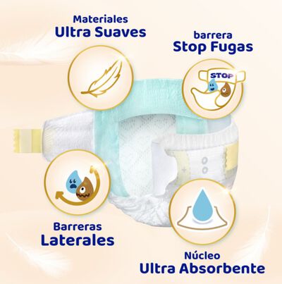 Pa&ntilde;al sensitive con alta absorci&oacute;n Dodot 37 unidades talla 6 m&aacute;s de 13 kg