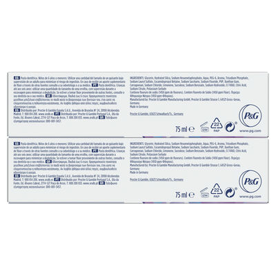 Pasta dental Oral-B 75 ml dos unidades 3D white luxe