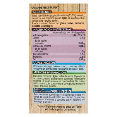 Caldo de verduras Alipende 1l