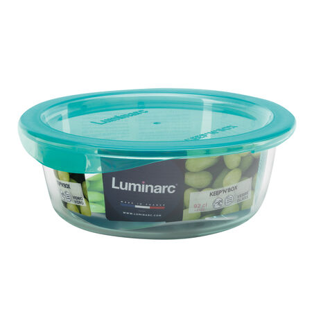 Recipiente Luminarc 92cl redondo con tapa