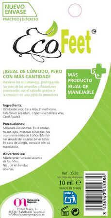 Stick antirrozaduras Ecofeet 10ml