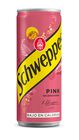 Tónica Schweppes lata 33cl pink