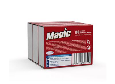 Fósforos largos Magic Pack 3 Cocina