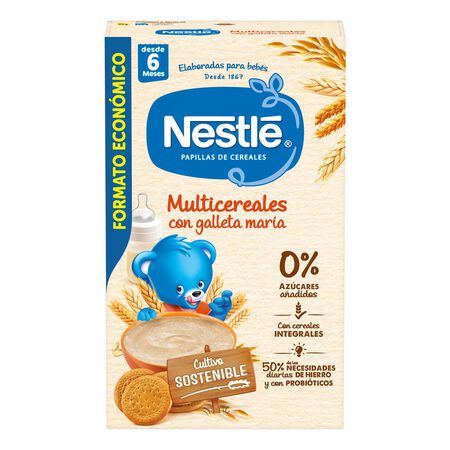 Papilla Nestlé multicereales galleta desde 6meses 500g