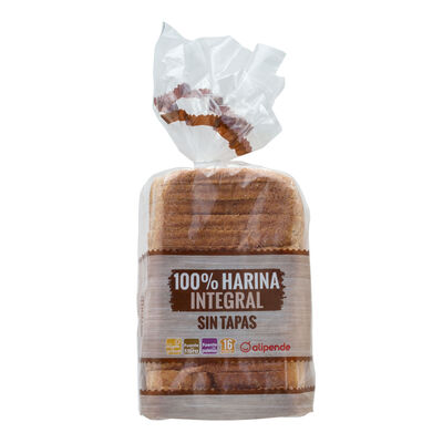 Pan de molde integral Alipende 460g