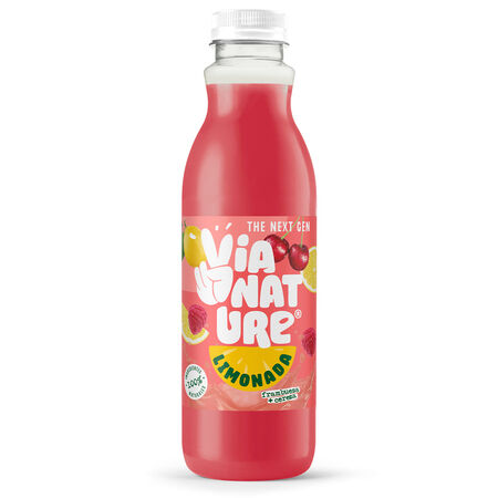 Limonada de frambuesa y cereza Via Nature 750ml