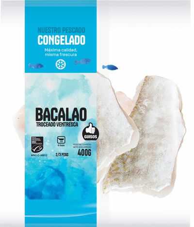 Bacalao troceado ventresca 400g