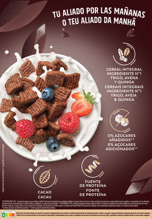 Cereales con avena integral, quinoa y cacao Fitness Nestl&eacute; 310g