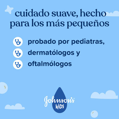 Champ&uacute; 3 en 1 Johnson's kids 300ml con aceite de coco